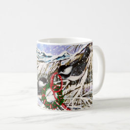 Caneca De Café Decoração de Chickadee