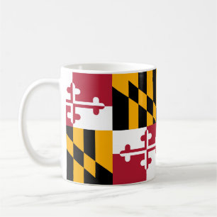 Caneca De Café Decoração do Estilo de Sinalizador do Estado de 