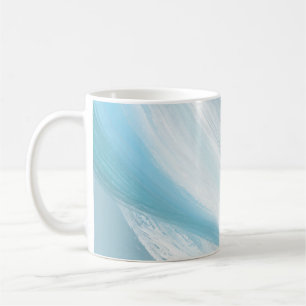 Caneca De Café decoração moderna tímida azul