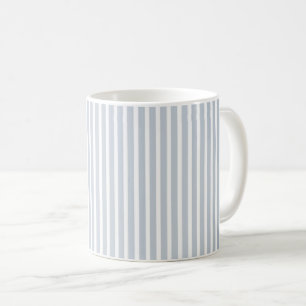 Caneca De Café Decoração simples de dupla face em listras e gaiol