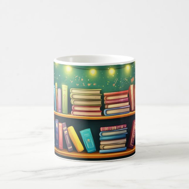 Caneca De Café Decoração temática educacional de volta às aulas c (Centro)