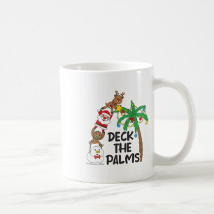 Caneca De Café Decore A Palmeira Natal Em Julho Xmas Homens Mulhe