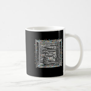 Caneca De Café Decore Os Corredores Com Armas & Munição (no verso