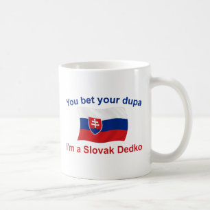 Caneca De Café Dedko eslovaco - aposte seu Dupa
