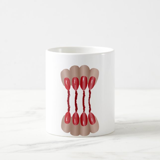 Caneca De Café Dedo de Vampiro V.2 (Centro)