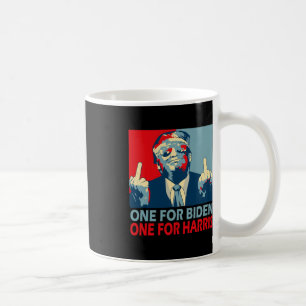 Caneca De Café Dedo Médio Biden Harris Fla Republicana Americana