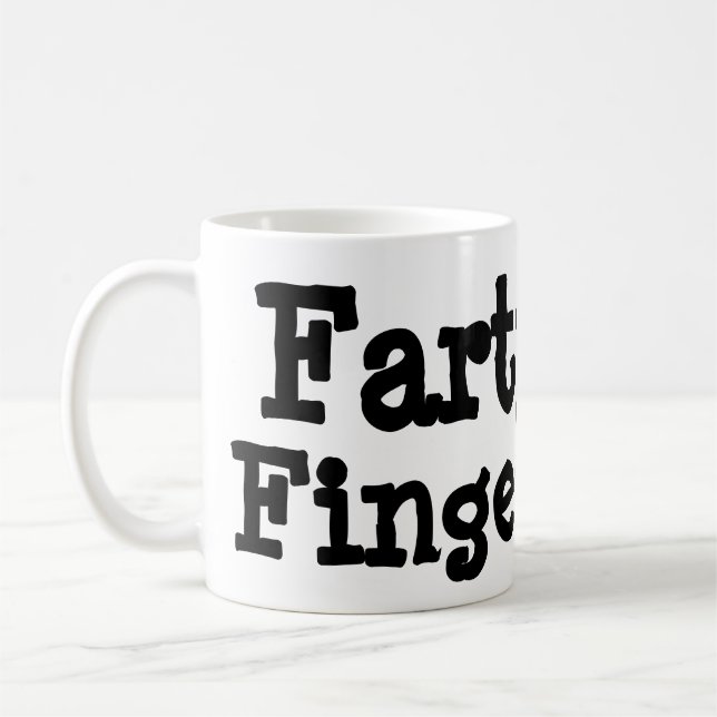 Caneca De Café Dedos de Farty (Esquerda)