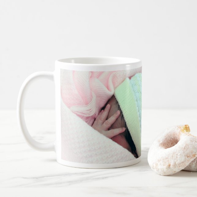 Caneca De Café Dedos minúsculos. (Com Donut)