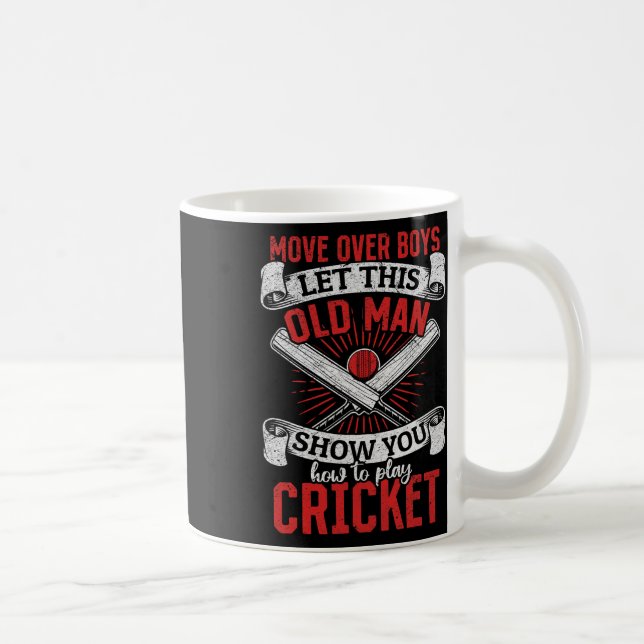 Caneca De Café Dêem lugar rapazes, deixem esse velho mostrar como (Direita)