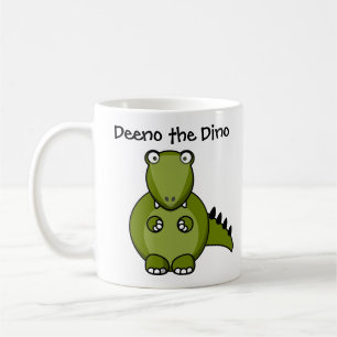 Caneca De Café Deeno, o desenho personalizado do Dino