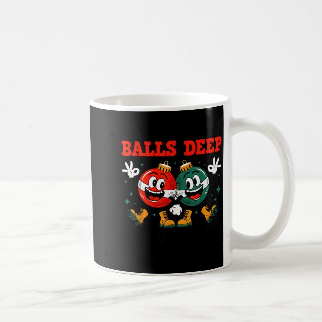 Caneca De Café Deep In Christmas Srit Christmas Humorous Festive  (Direita)