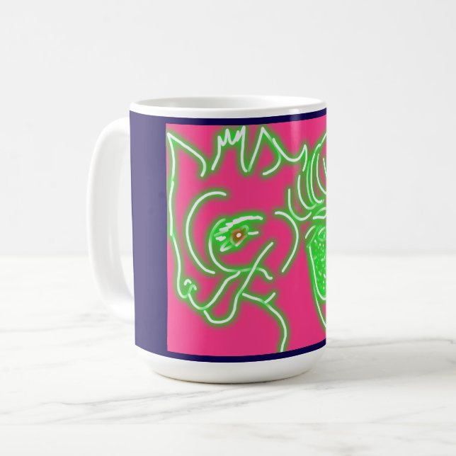 Caneca De Café Deer and Its Magic Pearl Pouch (Frente Esquerda)