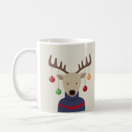 Caneca De Café Deer Christmas