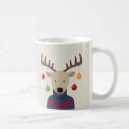Caneca De Café Deer Christmas