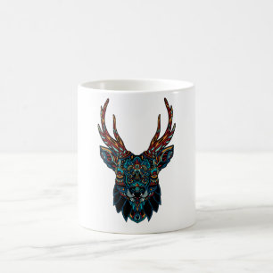 Caneca De Café Deer Mandala