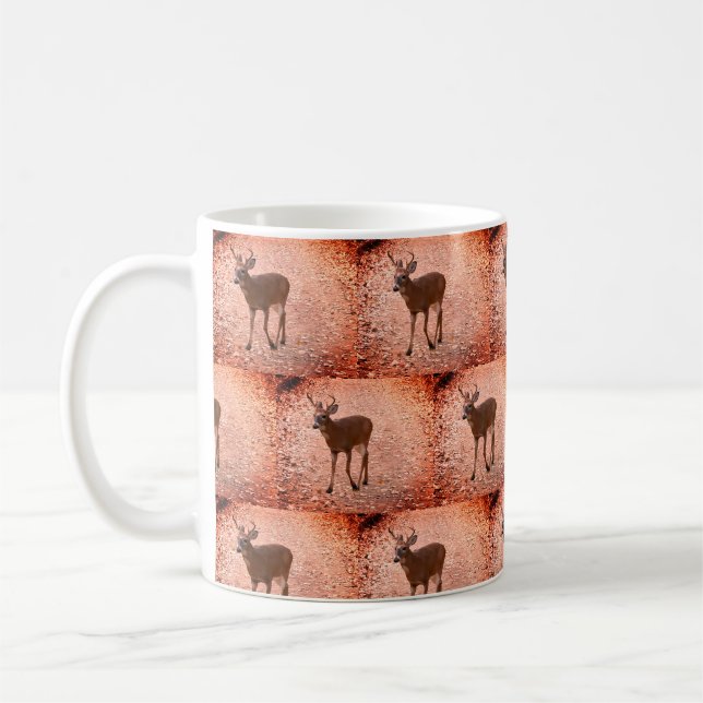 Caneca De Café Deer Photo Mug (Esquerda)