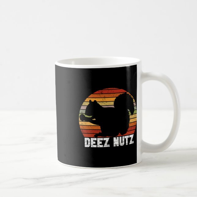 Caneca De Café Deez Nutz Nutcracker Squirrel Gopher Chipmunk Dees (Direita)