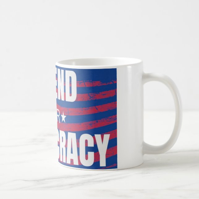 Caneca De Café Defenda a nossa Copa de Café da Democracia (Direita)