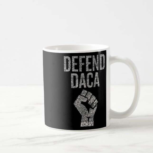Caneca De Café Defender Daca Com Resistência Gráfico Contra Tr (Direita)