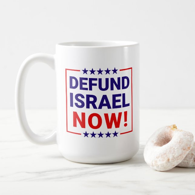 Caneca De Café Defender Israel Agora (Com Donut)