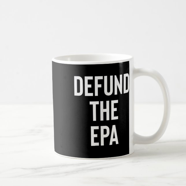 Caneca De Café Defender O Pol Da Agência Epa De Proteção Ambienta (Direita)