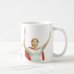 Caneca De Café Defensor de Boudicca da série do reino