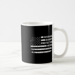 Caneca De Café Defensor do Pai Herói Pais de Bandeira Americanos
