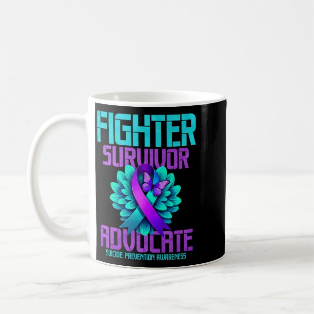 Caneca De Café Defensor Sobrevivente Lutador Premium (Esquerda)
