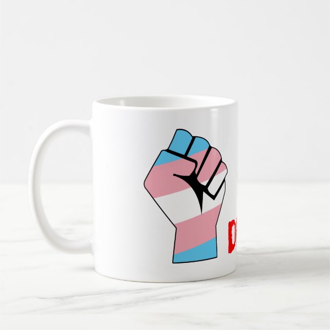 Caneca De Café Defiance (transgênero LGBT) (Esquerda)