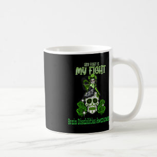 Caneca De Café Deficiência Cerebral Sensibilização Sua Luta É Min