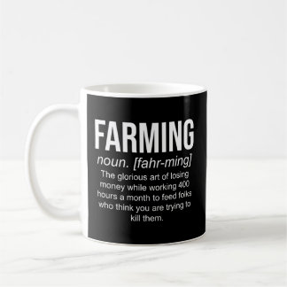 Caneca De Café Definição Agricultura — Agricultura — Farmer