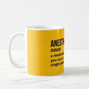 Caneca De Café Definição Anestesiologista - Humor Médico