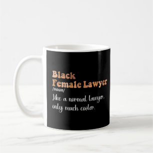 Caneca De Café Definição de Advogada Negra Engraçado para Mulhere