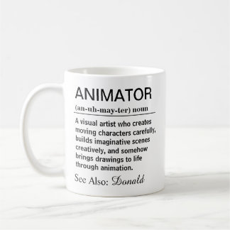 Caneca De Café Definição de Animador Divertida