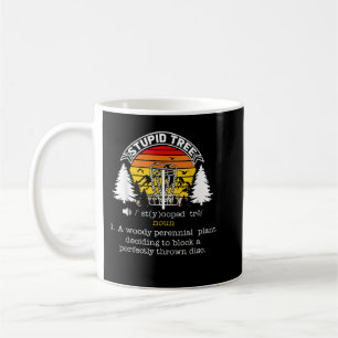 Caneca De Café Definição de Árvore Estúpida Disco Engraçado Sunse