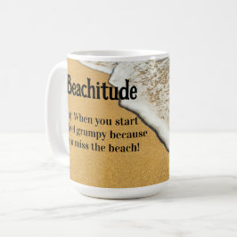 Caneca De Café Definição de "Beachitude"