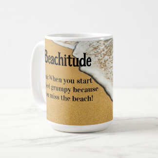Caneca De Café Definição de "Beachitude"