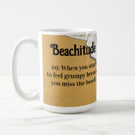 Caneca De Café Definição de "Beachitude"