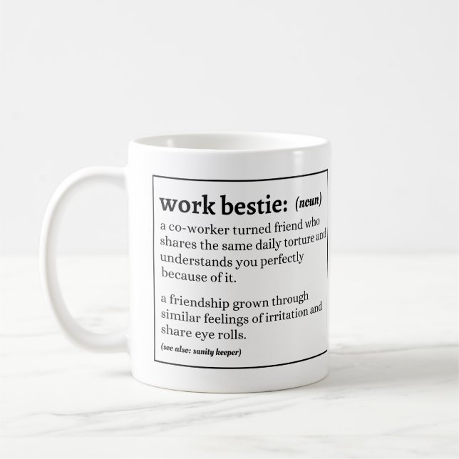Caneca De Café Definição de Bestimento de Trabalho (Esquerda)