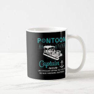 Caneca De Café Definição de Capitão de Pontão Pontão Engraçado Ba
