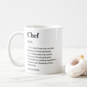 Caneca De Café Definição de Chef Especialista em Culinária Divert