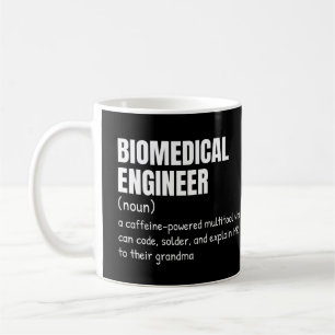 Caneca De Café Definição de Engenheiro Biomédico Engraçado