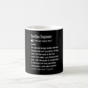 Caneca De Café definição de engenheiro DevOps