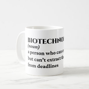 Caneca De Café Definição de Engenheiro Genético Hilário