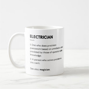 Caneca De Café Definição De Engenheiros Eletrônicos E De Manutenç