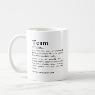 Caneca De Café Definição de Equipe – O Poder da Colaboração