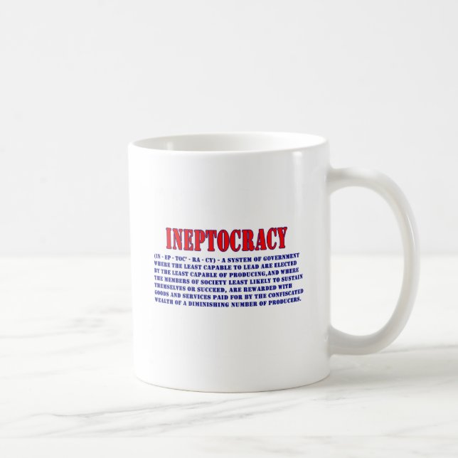 CANECA DE CAFÉ DEFINIÇÃO DE INEPTOCRACY (Direita)