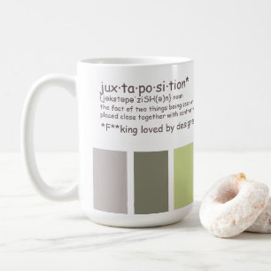 Caneca De Café Definição de justaposição