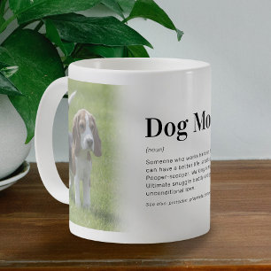 Caneca De Café Definição de Mãe de Cachorro Engraçada Foto