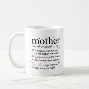 Caneca De Café Definição de Mãe Engraçada